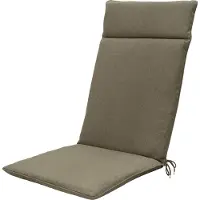 Madison Standenstoel hoge rug kussen 120x50 cm Taupe eco