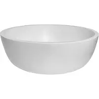 Best design New Stone waskom 42x15x1.7cm met klikwaste solid surface hoogglans wit