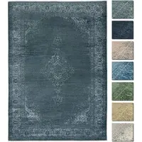 Tesso Living Vloerkleed Roy | Tesso Living katoen grijs 320x230 cm vloerkleden | NADUVI