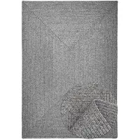 Tesso Living Vloerkleed Sisi | Tesso Living kunstvezel grijs 200x80 cm vloerkleden | NADUVI