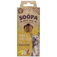 Soopa - Dental Sticks - Banaan & Pindakaas - Display 10 stuks