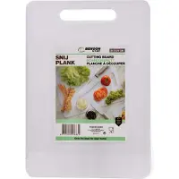 Benson Snijplank - 2 Stuks - Kunststof Snijplank - Groot - 31 x 21 x 0.5 cm - Wit - Snijplank met Handvat - Keuken - Keuken Snijplank - White - Vaatbestendig -