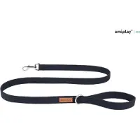 Amiplay Leiband Cotton zwart maat-L / 140x2,5cm