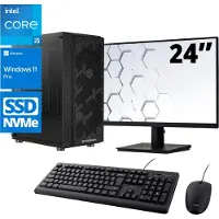 Screenon Intel Compleet PC SET | Intel Core i5 | 8 GB DDR4 | 500 GB SSD + 24 Inch Monitor + Muis + Toetsenbord | Windows 11 Pro + WiFi & Bluetooth