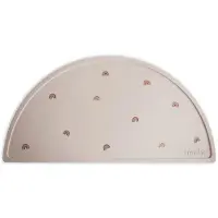 Mushie Placemat silicone, Regenboog