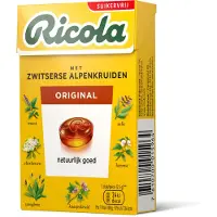 Ricola Keelpastilles Original Suikervrij Doosje 50 Gr