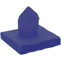 SANTEX 20x stuks feest servetten kobalt blauw - 40 x 40 cm - papier - Feestservetten