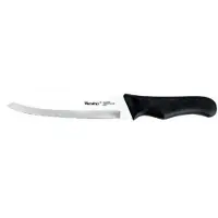 Metaltex basic line kookmes 28 cm zwart/rvs