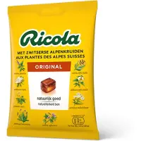Ricola 12x Keelpastilles Original Zakje 75 Gr