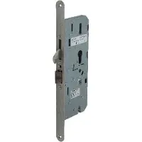Nemef 4938/01 Ls Comforte elektro-mechanisch enkelpuntsslot EasyExit voordeur | krukbediend |PC 72mm | SKG** | voorplaat RVS afgerond 350x24mm | DM 65mm | DR 2/3. - 9493801652