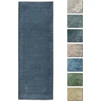 Tesso Living Kelim Vintage Vloerkleed - Blauw 80 X 145 cm - Premium Laagpolig Woonkamer Tapijt - Anti-Slip, Machinewasbaar & Super Zacht