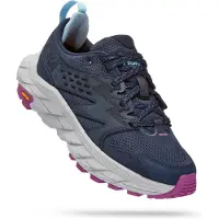 Hoka One One - Dames wandelschoenen - Anacapa Breeze Low W Outer Space / Harbor Mist voor Dames van Gerecycled Polyester - Maat 5,5 US - Marine blauw
