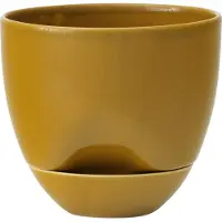 Audo Copenhagen Hydrous bloempot Ø12 cm Ochre