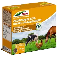 DCM Koe-Kip-Paardenmest 3 kg in strooidoos