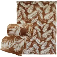 Unique living Plaid fien L200 x B150 cm coconut