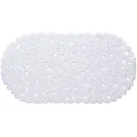 Ivol Badmat antislip - Wit - 68x35 cm