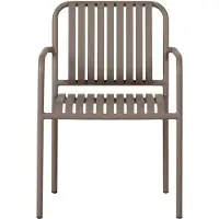 Ebuy24 2 x Stella tuinstoel stapelbaar okkernoot decor.