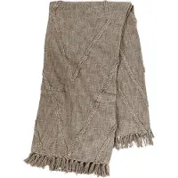 Tiseco Plaid Home Studio Sahara Taupe-250 x 260 cm
