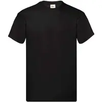Fruit Of The Loom Original tee ronde hals - 12 stuks - L - zwart