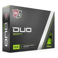 Wilson Duo Soft Golf Balls Green Standard Golfbal