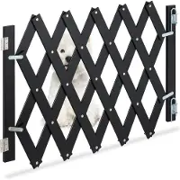 Relaxdays traphekje hond - uitschuifbaar 34,5-108,5 cm breed - 47,5-60 cm hoog - harmonica