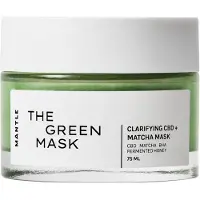 Mantle The Green Mask Clarifying + Non-Drying Matcha Mask Gezichtsmasker 75 ml