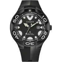 Citizen Herenset BN0235-01E in zwart, geschikt voor duiken.