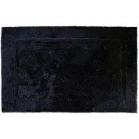 Wicotex badmat 60x90cm. acryl zwart uni