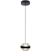 Highlight Hanglamp Dynasty Zwart Met Helder Glas