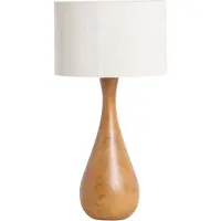 Raw Materials Aspen tafellamp Bottle - Teakhout - 27x27x52 cm