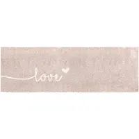 Mad About Mats - Esme beige - deurmat - droogloop/touch - wasbaar - 50x150