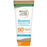 Garnier 6x Ambre Solaire Sensitive Expert+ Zonnebrandmelk Spf 50+ Ceramide Protect 175 Ml