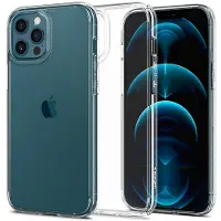 Spigen Doorzichtig Hybrid iPhone iPhone 12 Pro Max Hoesje Transparant