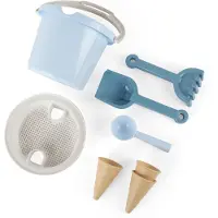 Dantoy Strandsetje Emmertje met ijshoorntjes - 8 delig / blauw