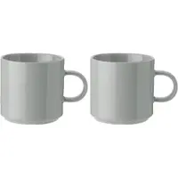 Stelton Mok Grey 200 ml (Set van 2)