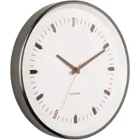 Karlsson Wandklok Arrow Batons - Grijs - Ø35cm - Wandklok Modern