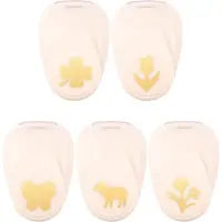 Vaessen creative Pons Set - Figuurpons - Lente - 5 st. - 1,8 tot 2,5 cm