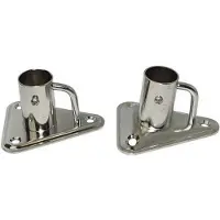 Talamex Stanchion Socket 84º Zwart