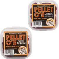 Sonubaits Pellet O’s Pre-Drilled Pellet 14mm – Voorgeboorde Pellet Hookbaits voor Specimen Vis - Smaak : Spicy Sausage