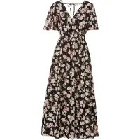 Bonprix Jurk gemengde kleuren / zwart