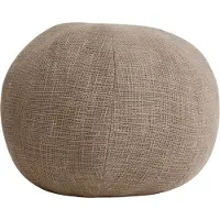 Ptmd Sanah Brown Boucle Cushion Ball L (Bruin, 40x40 diameter: 40cm)