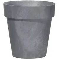 Prosperplast 1.2l Cube Collection 14x14x12.4 Cm Flowerpot Zilver