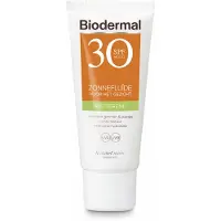 Biodermal 2x Zonnefluïde Gezicht Matterend SPF 30 40 ml