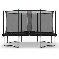 Berg Trampoline BERG Regular Ultim Favorit 410 Black + Safety Net Comfort