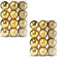 Casaria Kerstballen 48 stuks Goud