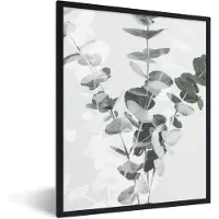 PosterMonkey Fotolijst incl. Poster - Planten - Groen - Natuur - Bladeren - 30x40 cm - Posterlijst