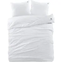 BLCKOUT Dekbedovertrek Odessa Wit Katoen-200 x 200 / 220 cm | 2-Persoons