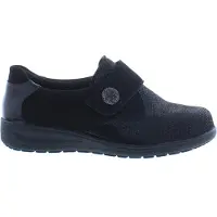 Solidus 29506 wijdte K Instappers | Maat 7.5 Dames Zwart