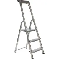 Escalo Euro Step - Trapladder 3 Treden - Aluminium - Antislip - Lichtgewicht