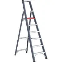 Altrex Falco FEO 6 Trap - Enkel - Aluminium Met Coating - 6 Treden - Max. Werkhoogte 3,4m